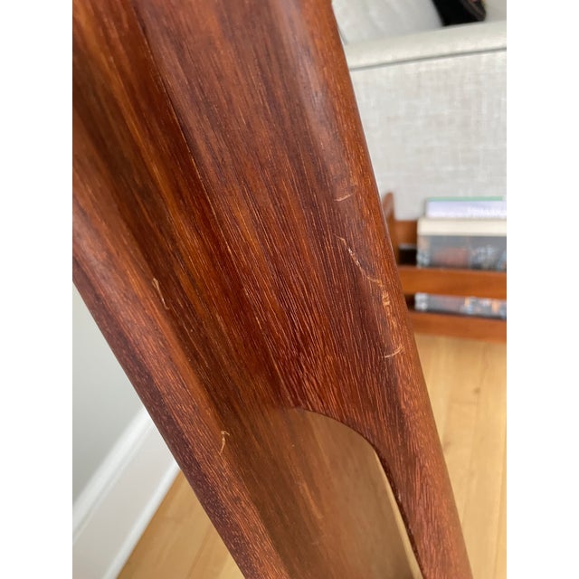 Wood Atomic Arrow Floor Lamp Attributed to Adrian Pearsall For Sale - Image 7 of 12