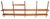 Brown Mid Century Danish Modern Wall Shelf Unit After Cadovius C. 1950/60's For Sale - Image 8 of 18