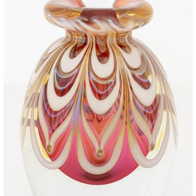 Collection of Nine Art Glass Perfume Bottles For Sale - Image 4 of 18