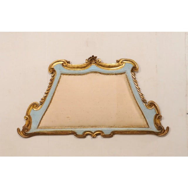 Gold Italian Antique Wall-Mounted King HeadBoard For Sale - Image 8 of 9