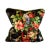 2020s Designer Richloom Black Blue Red Green Pink Bluebird Botanical Floral Pillow Covers- 3 Pc Set For Sale - Image 5 of 6