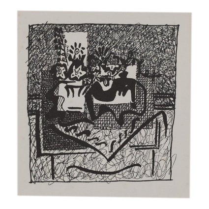 Pablo Picasso, Still Life with Vase of Flowers, Etching For Sale