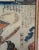 Circa 1845-46 Japanese Utagawa Kuniyoshi "Genji Kumoshui: The Story of Chujohime" Framed Ukiyo-E Woodblock Print For Sale - Image 4 of 7