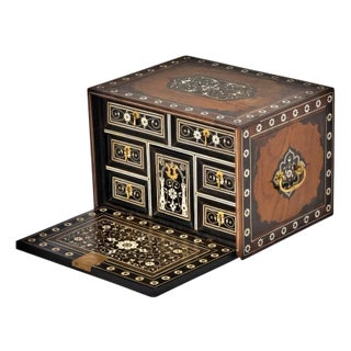 Antique Indo-Portuguese Cabinet, 1600s For Sale