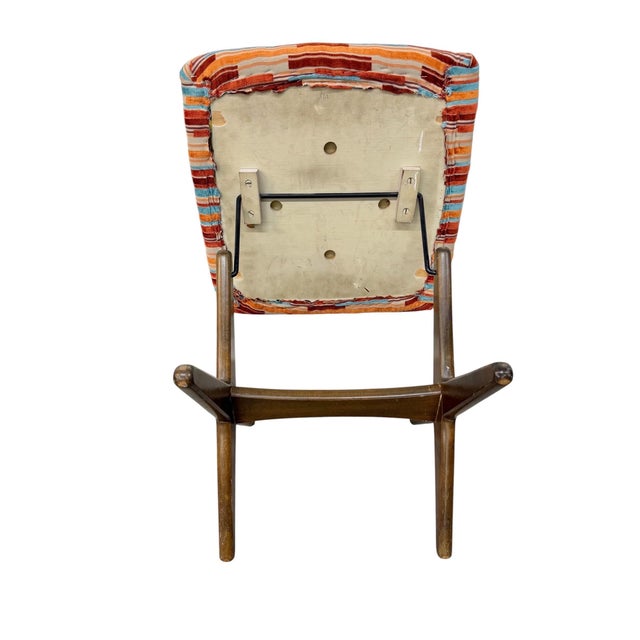 Wood Mid-Century Danish Modern Dux Ottoman - Restored! For Sale - Image 7 of 7