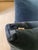 Set of 3 Navy Blue Velvet Rectangular Lumbar Pillows With Down Inserts For Sale - Image 14 of 18