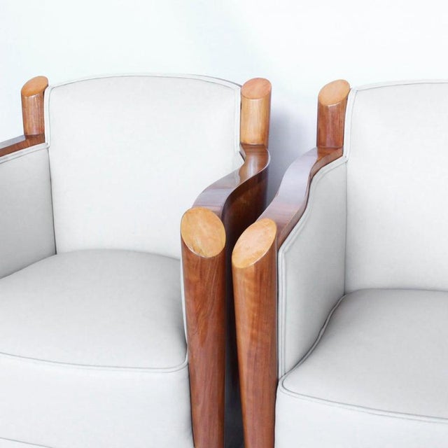 Art Deco Club Chairs, 1930s, Set of 2 For Sale - Image 14 of 15