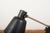 Black Floor Lamp with Black Die-Cast Aluminum Base from Bag Turgi, 1930s For Sale - Image 8 of 14