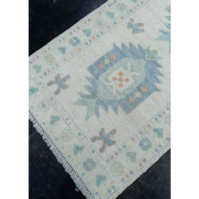 Turkish Oushak Rug 2'1" x 3'10" #17150 For Sale - Image 3 of 8