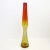 Blenko Slim Bud Vase, Designer: Wayne Husted, 1966 The Vintage Blenko Amber Slim Bud Vase features an exquisite flute...