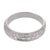 Contemporary Vintage Diamond Platinum Half Eternity Band, Size 6.5 For Sale - Image 3 of 5