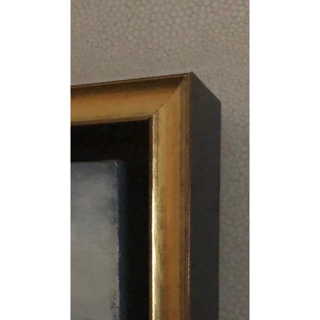 Original Abstract Painting on Canvas. Oil Paint on Canvas Signed on Front and Signed and Titled on Back By Bradley Leslie...