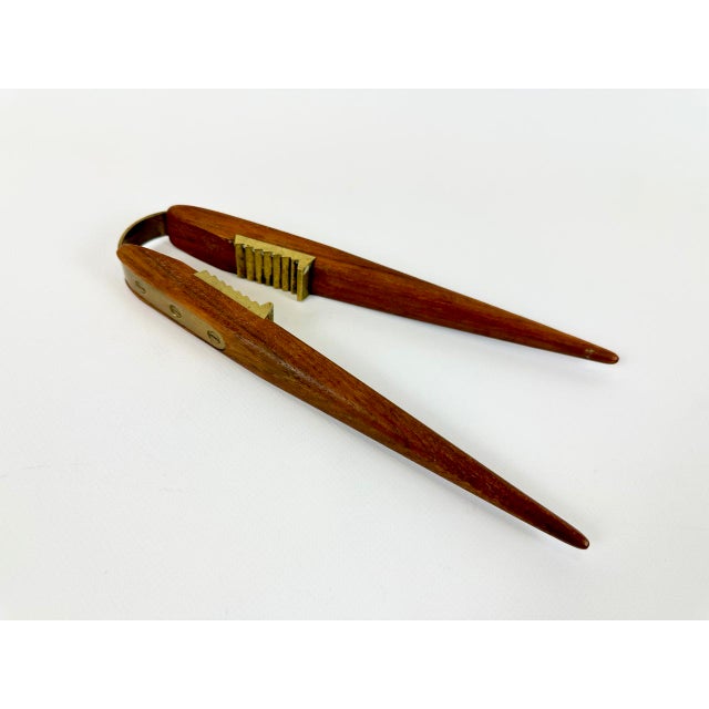 Mid-Century Teak and Brass Nutcracker from Poul Knudsen, 1950s For Sale - Image 6 of 6