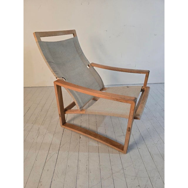 1970s Mid-Century Danish Safari Lounge Chair by Børge Jensen & Sons, 1970 For Sale - Image 5 of 6