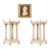 Vintage Pair of Italian Neoclassical Manner Grand Tour Revival Architectural Miniature Temples For Sale