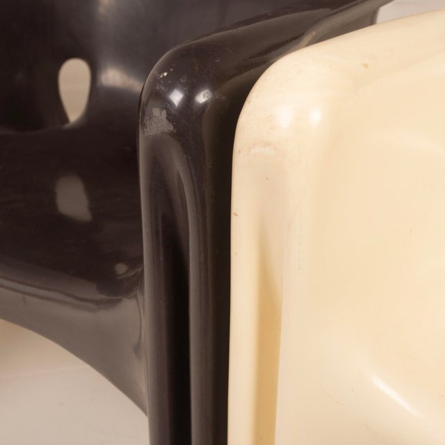 Gaudì Armchairs by Vico Magistretti for Artemide, 1960s, Set of 6 For Sale - Image 17 of 18