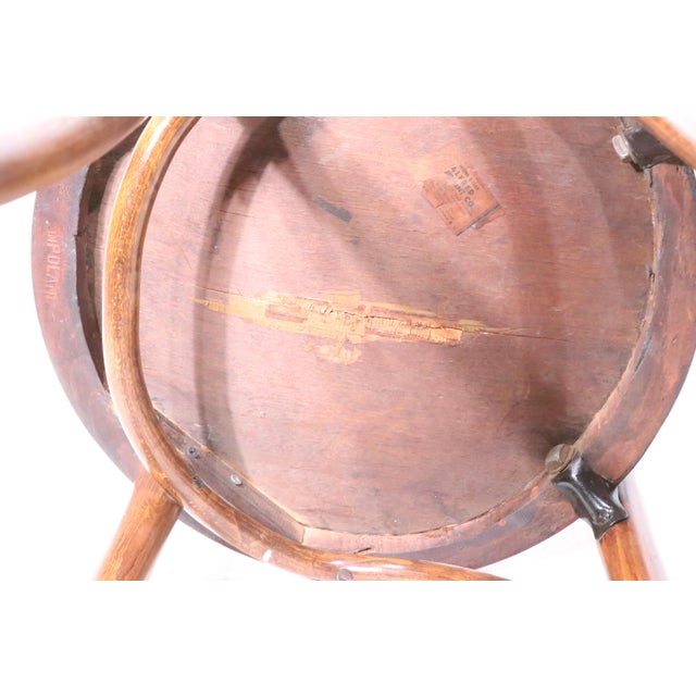 Early 20th Century Early 20th Century Iconic Vienna Secessionist Style Bentwood Cafe Dining Bistro Chair For Sale - Image 5 of 5