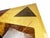 Wooden Table with Geometric Inlays and Metal Base by Offredi for Saporiti, 1980s For Sale - Image 10 of 14