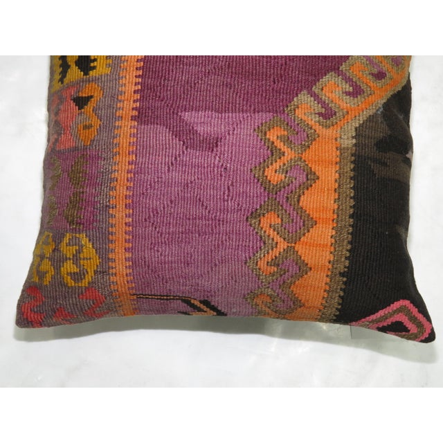 Vintage Kilim Pillow For Sale In New York - Image 6 of 6