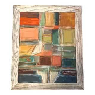 Contemporary Original Abstract Painting by Stephen Heigh “Transfer” For Sale