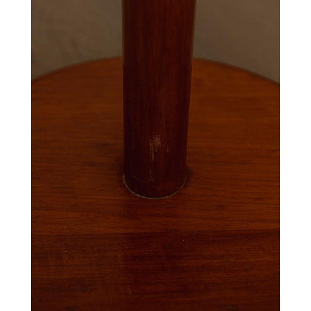 Vintage Scandinavian Modern Teak Floor Lamp with Fabric Shade, 1960s-1970s For Sale - Image 9 of 10
