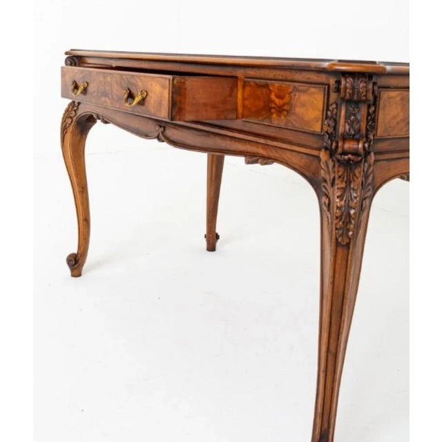 1920s French Style Burr Walnut Centre Table, 1920s For Sale - Image 5 of 8