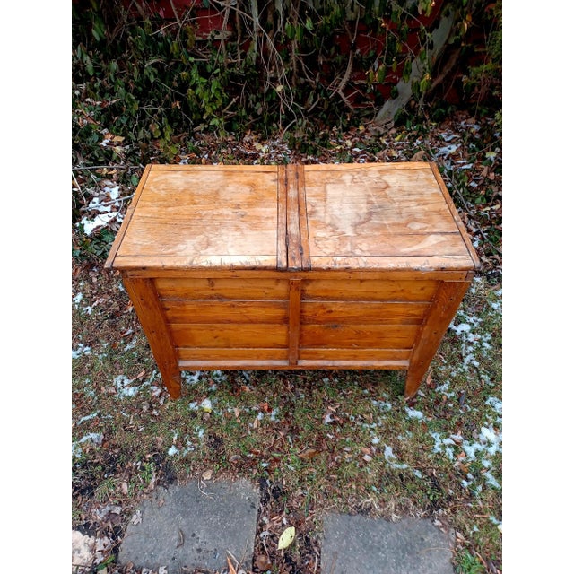Brown 1920s Primitive Storage Bin For Sale - Image 8 of 9
