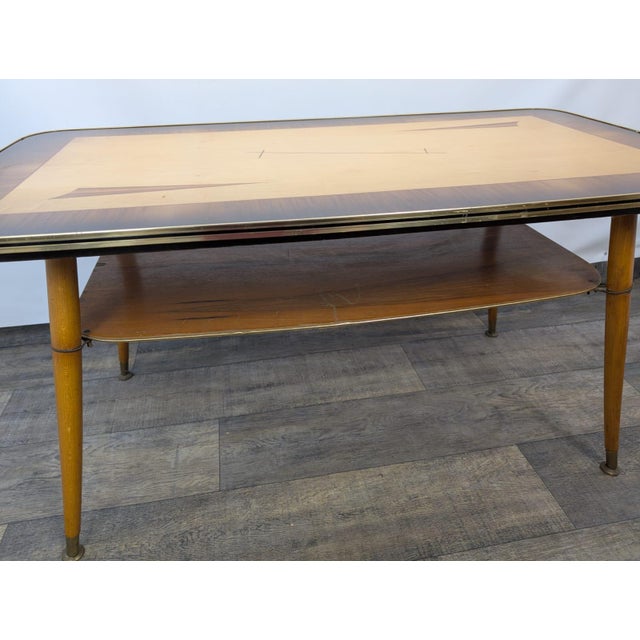 Wood Rockabilly Unikat Coffee Table For Sale - Image 7 of 15