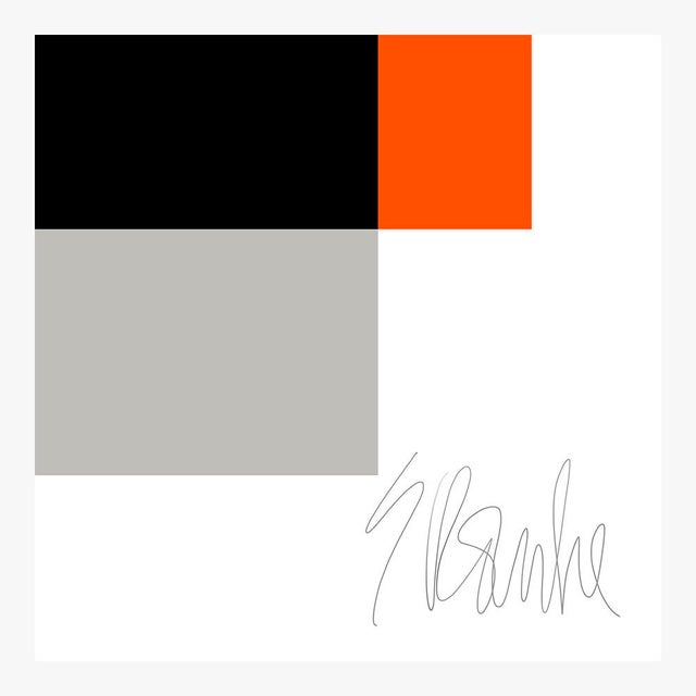Not Yet Made - Made To Order The Interaction of Orange, Black and Gray Fine Art Print 20" X 24" by Liz Roache For Sale - Image 5 of 6