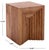 Contemporary Amabu Accent Table in Walnut For Sale - Image 3 of 8