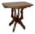 Antique Eastlake Victorian Walnut Carved Parlor Side Table For Sale