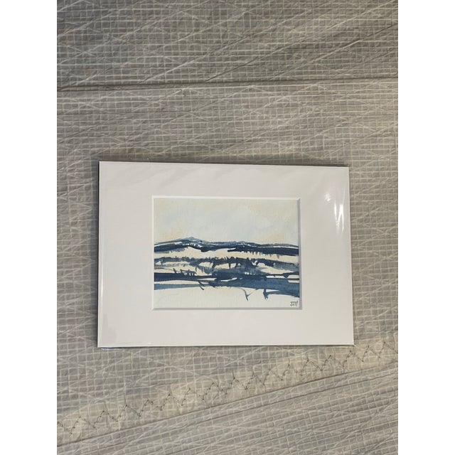 A Place of Surrender Contemporary Watercolor Painting For Sale - Image 4 of 5