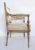 French Louis Xvi Style Painted Fauteuil Armchairs, Late 19th Century -Early 20th-A Pair For Sale - Image 4 of 13