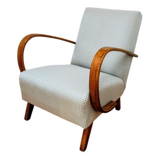Armchair attributed to Jendrich Halabala for Up Závody, Former Czechoslovakia, 1950s For Sale