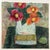 Orange Original John H. Chen Floral Still Life Watercolor Painting on Rice Paper For Sale - Image 8 of 12
