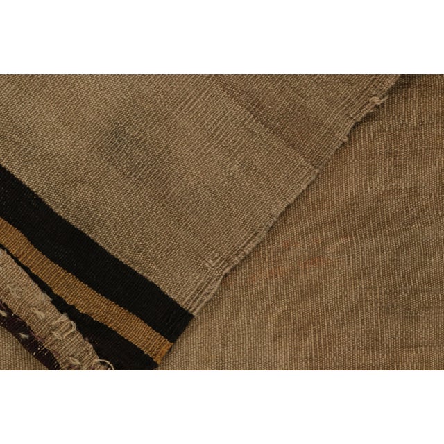 Textile 1910s Antique Persian Bag Kilim Runner With Geometric Patterns, From Rug & Kilim For Sale - Image 7 of 8