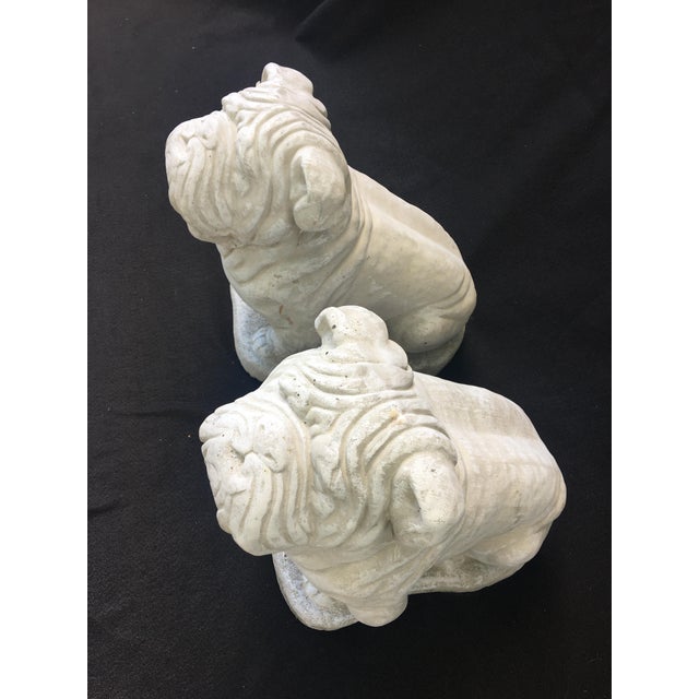 Vintage Concrete Garden Statues a Pair Chairish