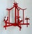 Late 20th Century Vintage Regency Painted Faux Bamboo Pagoda Lantern For Sale - Image 5 of 12