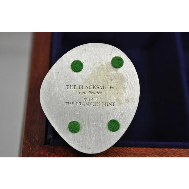 Vintage Franklin Mint 1974 Pewter People of Colonial America Full Figurine Set- 13 Pieces For Sale - Image 13 of 14