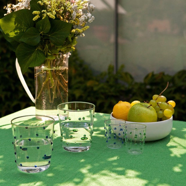 Contemporary Zafferano Party Tumbler in Blue - Set of 6 For Sale - Image 3 of 8