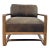 Hooker Modern Brown Aniline Leather Moraine Accent Chair For Sale
