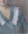 Original Oil Portrait Painting: Young Girl, Soviet Ukrainian Art 54-45 For Sale - Image 6 of 6