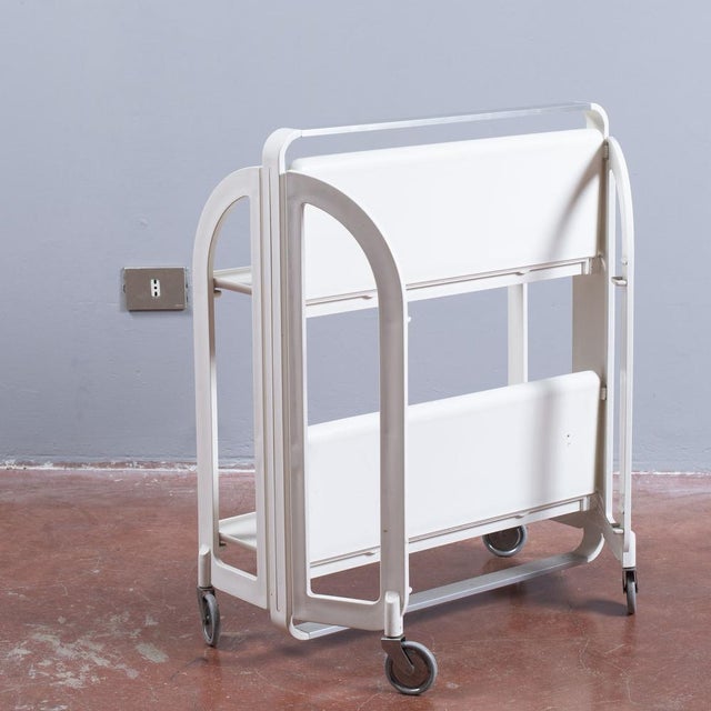 Vintage Food Trolley from Guzzini For Sale - Image 10 of 18