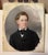 Portraiture Antique Portrait Miniature of a Man With Blue Eyes For Sale - Image 3 of 5