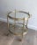 Neoclassical Brass Round Bar Cart, French, circa 1940 For Sale - Image 9 of 13