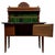 A handsome early 20th-century English Arts and Crafts washstand, finely crafted from oak and distinguished by its striking...
