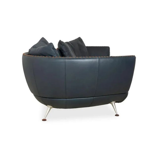 DS-102 Three-Seater Sofa in Leather from De Sede For Sale - Image 9 of 12