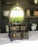 Chinese 19th Century Black Lacquer Toilet Swing Mirror With Chinese Motif Detailed Painting For Sale - Image 3 of 5