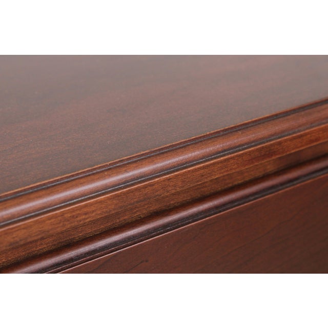 Henkel Harris Cherry 4 Drawer Chairside Chest For Sale - Image 12 of 14