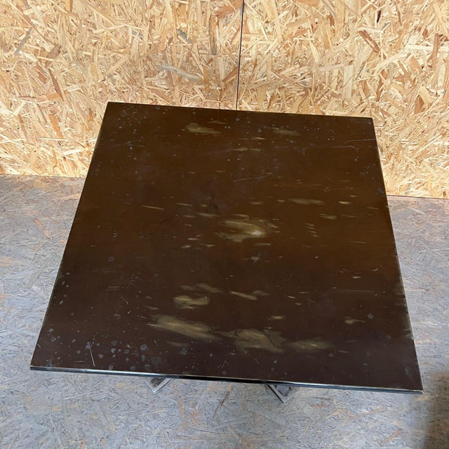 1980’s Heavy Weight Bentwood Square Café Table. Classic heavy duty bentwood dining table from an Eastern European...